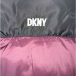 DKNY Sport NWT Puffer Jacket Hooded Colorblock Burgundy w/Zipper Front $169.50+ Photo 2