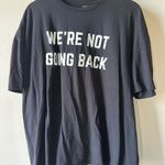 Hot Topic  Black Short Sleeve Tee Bold Graphic Photo 0