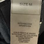 Maniere De Voir Manière De Voir Black Knitted High Waisted Leggings Size Medium Photo 13