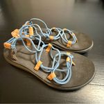 Teva Stylish Blue and Tan  Sandals Photo 1