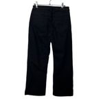 Scanlan Theodore Wide Leg Jeans Dark Wash Black Cropped High Rise Womens Size 30 Photo 3