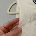 True Religion  Boho Cream Sleeveless Round Neck Embroidered Tunic Blouse Sz S Photo 4