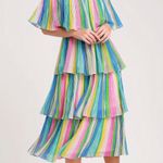 Lulus .  Multicolor Off-Shoulder Tiered Dress Photo 0