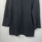 J.Crew  Merino Wool Blend Open Front Cardigan Jacket Charcoal Gray Small Photo 6