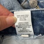 En Creme Y2K Cut Off Denim Mini Skirt Sz S Festival Grunge Distressed Raw Edge Blue Photo 8