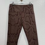 Varley  Estrella Leggings in Bracken Snake 7/8 Pant Medium Photo 3