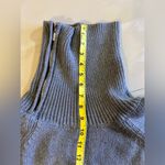 Guess  Est 1981 Reg Gray knit sweater turtleneck zip up neck cute warm knit XS Photo 6