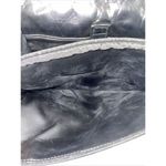 Perlina PERILINA BLACK LEATHER‎ BACKPACK  9x11x3" Photo 5