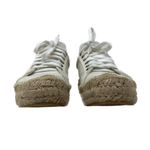 Soludos  White Tan Lace Up Platform Espadrille Sneakers 6 Photo 4