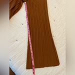 ASCOT + HART Josie Rib Knit Wide Leg Crop Sweater Pant Size M Orange Size M Photo 11