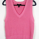 Forever 21  Women's Knit Sweater Vest Pink Sz‎ M Photo 0