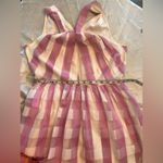 Kate Spade Fresh Lilac and White Mainline Gingham Organza Dress Sz 12 NWT Photo 9