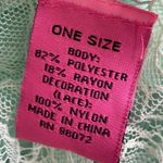 Betsey Johnson  Green Lace Infinity Scarf Photo 3