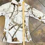 Realtree  APC 1/4 Zip Forest Camouflage Long Sleeve Performance Top Small Photo 5