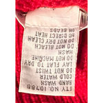 Victoria Jones  Woman's Red Embellished Sweater Size M 28" Long x 20" Pit‎ to Pit Photo 3