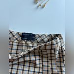 ASOS yellow & black plaid pleated mini skirt Photo 6
