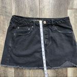 American Eagle AEO 5 Button Distressed Hi Rise Festival Mini Skirt Women’s Size 6 Photo 6