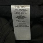 Vince  Men's Black High Waisted Straight Leg Button Trousers Dress Pants Size 34 Photo 4