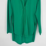 ADAY Something Borrowed Shirt Womens XS Emerald Green Minimalist Travel Chic Photo 6