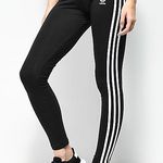 Adidas Three Stripe Leggings Black Photo 0