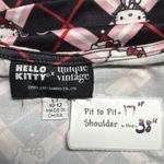 Unique Vintage Hello Kitty Plaid Dress Long Sleeve Fit Flare Large with Pockets Photo 3
