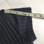 Gracia Womens Fit & Flare Skater Dress Size S Blue Knit Minimalist Preppy Office Photo 12