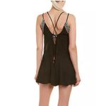 Nanette Lepore NWT  Tribal Beat Romper Black Swim Coverup Size‎ S Photo 1