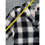 Victoria's Secret Victorias‎ Secret Black Plaid Romper Jumpsuit Flannel Pajama Size M NWT Photo 8