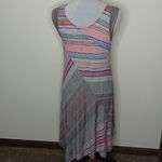 Premise multi color striped smock dress size small Photo 4