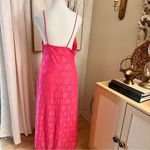 NSR‎ Hot Pink Lace Midi Dress Sleeveless Lined Size L NWOT Size L Photo 5