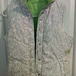 Fox Women's Reversible Vest Jacket Size Medium MultiColor Green Photo 0