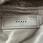 Blank NYC Jacket Womens Medium Gray Private Practice Jersey Knit & Vegan Leather Photo 5