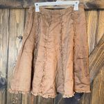 Allison Taylor  Aline Ruffle 100% Linen Skirt Photo 0