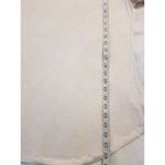 About A Girl Womens Sz XL Blouse Oatmeal Sequin Short Sleeve Rose Gold Sparkly Photo 12