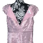 London Times  Sleeveless Scoop Neck Ruffle Sheath Dress Photo 3