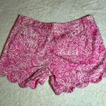 Lilly Pulitzer ‎ Pink/White Buttercup Short Size 0/XS Photo 1