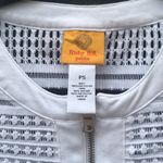 Ruby Rd . Petite Small PS Women’s White Crochet Outerwear Coat Jacket Photo 4