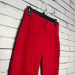 Old Navy Red Straight Leg Pants Y2K High Rise/Waist Business Casual SZ 8 Retro Photo 4