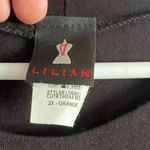 Liliana 🆕Black Hollows Out T-Shirt Dress 3D Rose 2X🆕 Photo 8