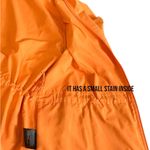 Lululemon Athletica Orange Raincoat with Hood and Water-Resistant Fabric Photo 3