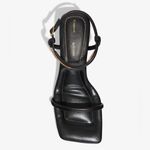 Proenza Schouler Square Padded Chain Sandals, Black Gold Size EU 40 New in Box Photo 3