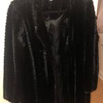 Princess Polly Long Black Fur Jacket Photo 0