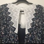 NIKIBIKI Lavender Floral print long sleeve drawstring waist romper Photo 7