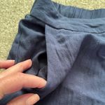 TALULAH  Navy Cargo Pants Size Zip Cinched Ankle Women’s Large Lightweight Spring Photo 3