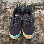 Sperry Navy Blue Marine Crest Vibe Floral Platform Sneakers Size 7 Photo 1