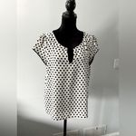 ZARA Pretty polka dot top🖤🤍🖤 Photo 5