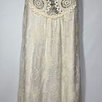 Pinky Embroidered Lace Overlay Tank Dress Size Small Photo 0