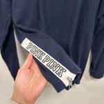 PINK - Victoria's Secret Victoria’s Secret pink U of M Navy Michigan Sweatshirt! Size medium Photo 4