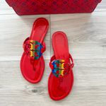 Tory Burch Miller Sandals Rainbow Red Photo 10