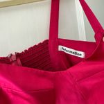 Reformation Fonda Silk Pink Mini Dress Photo 4